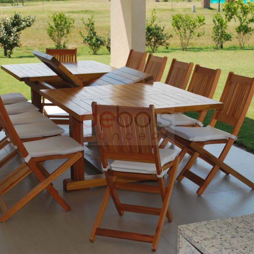 mesa extensible 0,90m x 1,80m a 2,50m